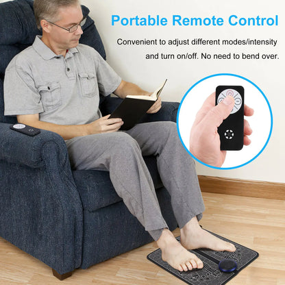 Electric Foot Massager Pad with Remote
