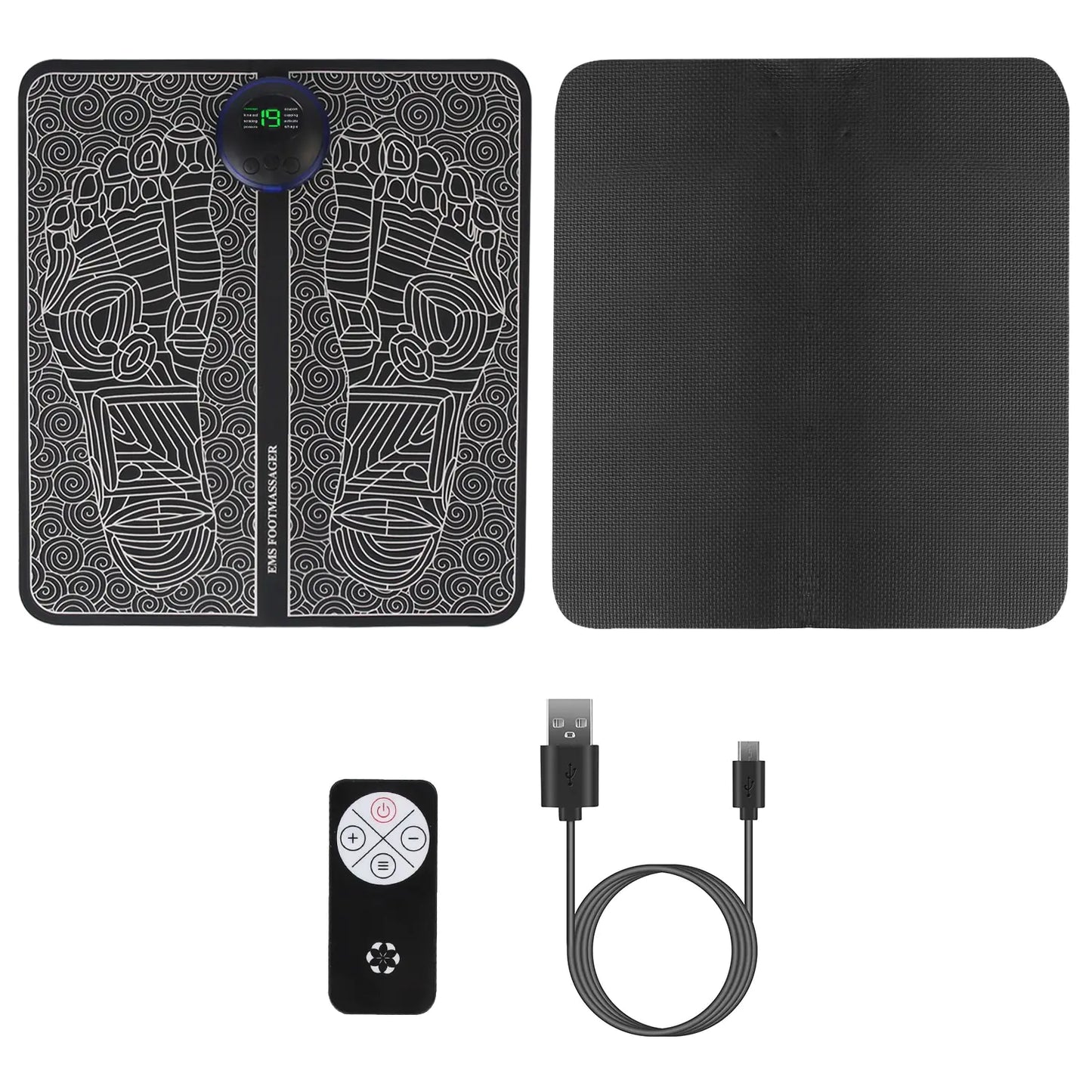 Electric Foot Massager Pad with Remote